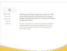 Tablet Screenshot of forerunnerstrategy.biz